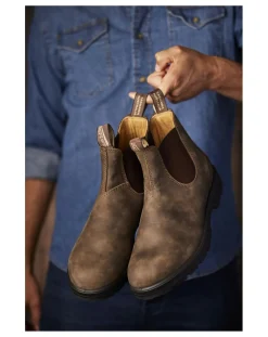 Blundstone Boots|Boots, Bottes-Nubuck Classic Chelsea Boots - Adult’s Collection - Marron