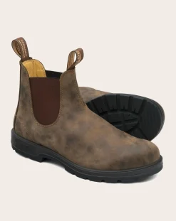 Blundstone Boots|Boots, Bottes-Nubuck Classic Chelsea Boots - Adult’s Collection - Marron
