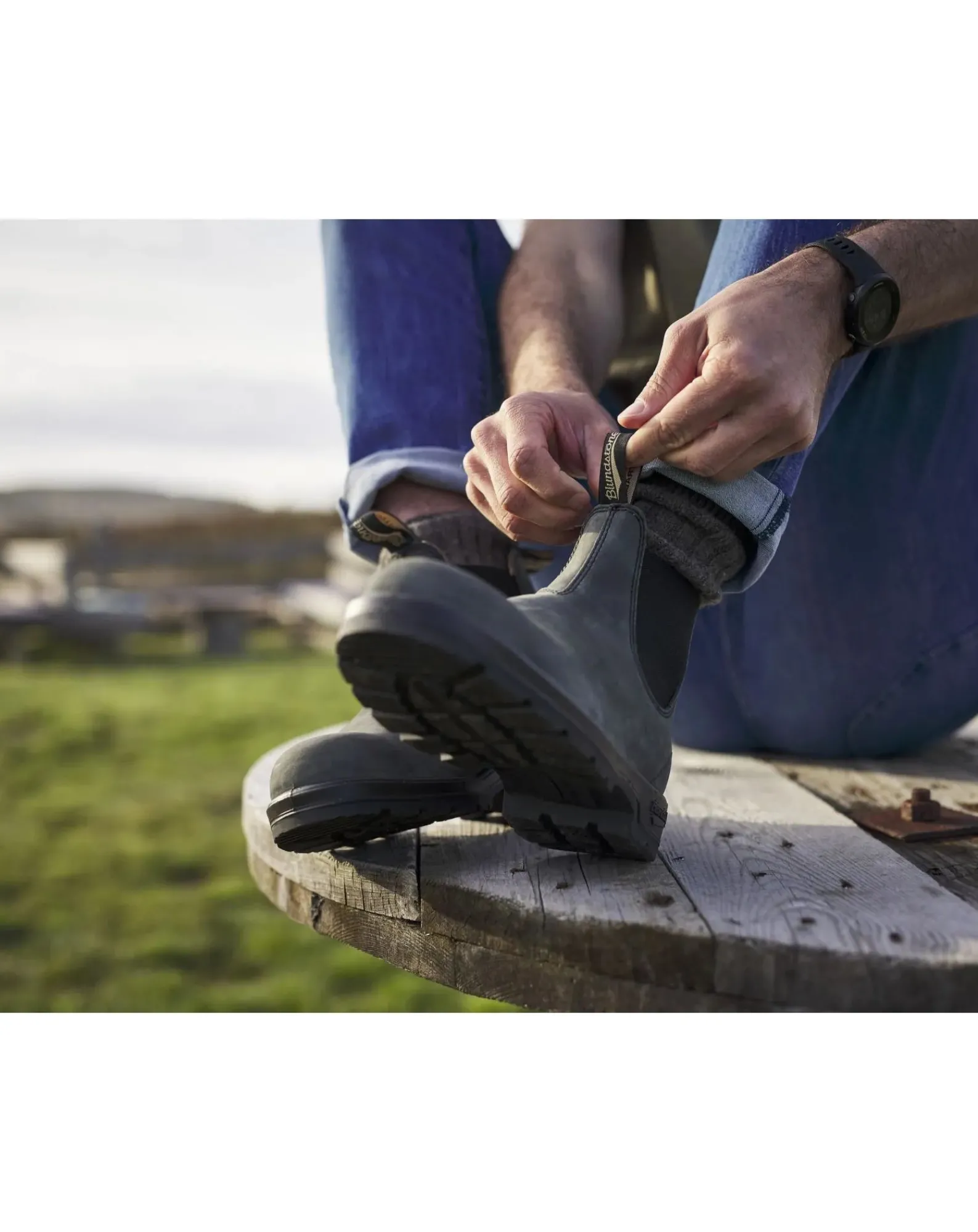 Blundstone Boots|Boots, Bottes-Nubuck Classic Chelsea Boots - Adult’s Collection - Noir
