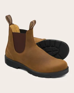 Blundstone Boots|Boots, Bottes-Nubuck Classic Chelsea Boots - Adult’s Collection - Camel