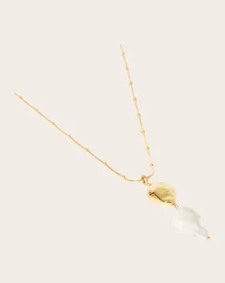 Misho Colliers-Nymph Charm 3 Necklace Doré