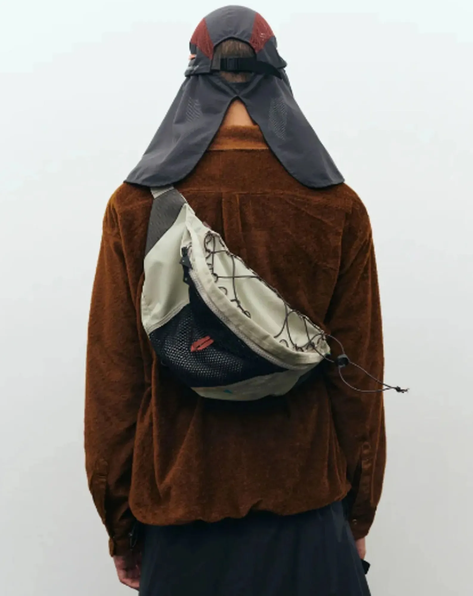 YDOT Chemises-Octa Half Zip Shirt Marron
