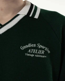 Goodies Sportive Tee-Shirts, Polos-Olive polo shirt Vert