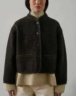 Soeur Vestes, Manteaux-Olympe Virgin Wool Jacket Marron