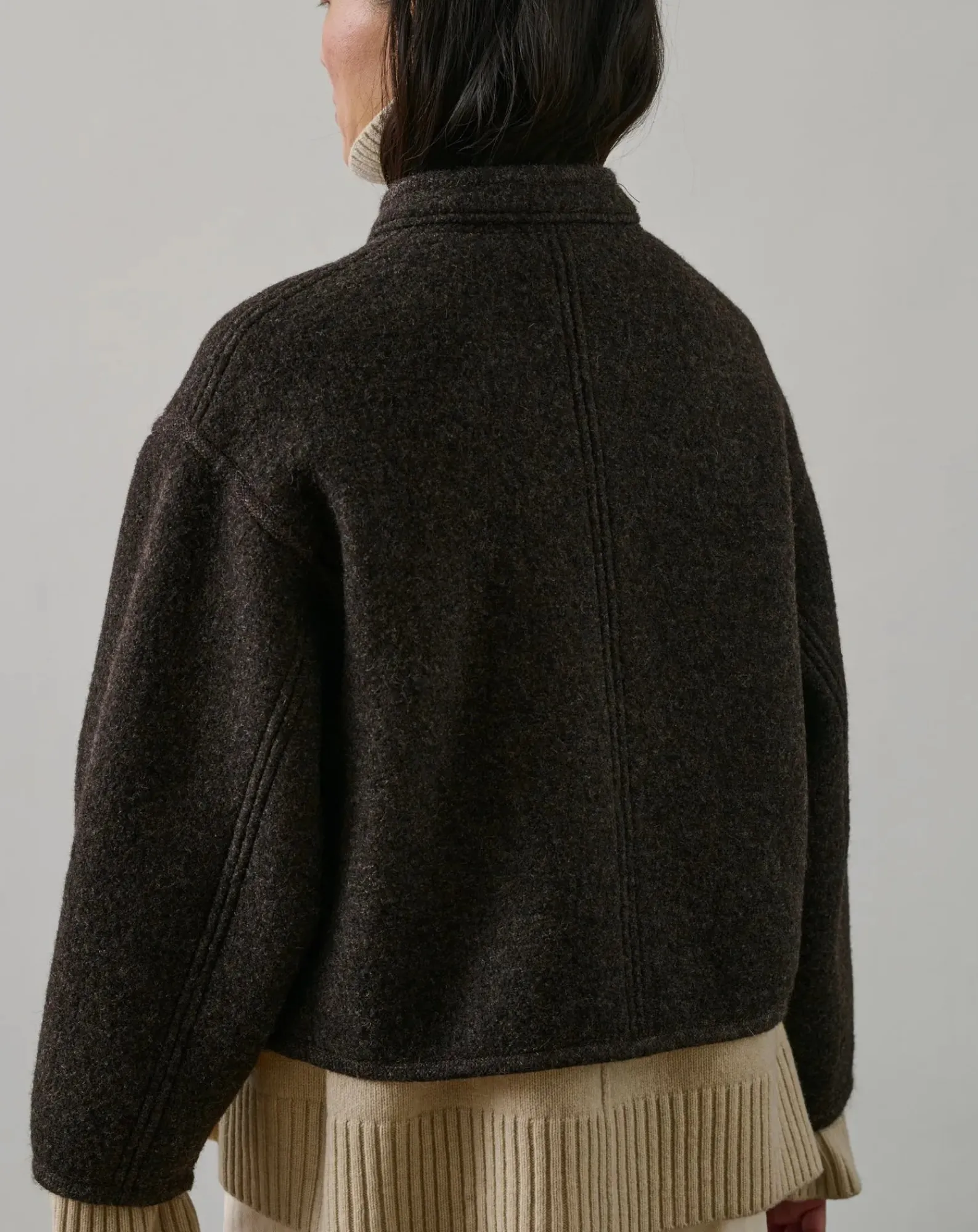 Soeur Vestes, Manteaux-Olympe Virgin Wool Jacket Marron