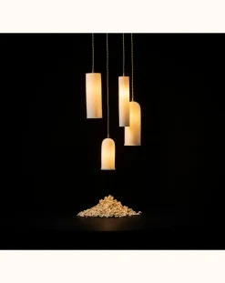 Serax Suspensions-Olympia N°4 porcelain hanging lamp, Anita Le Grelle Blanc