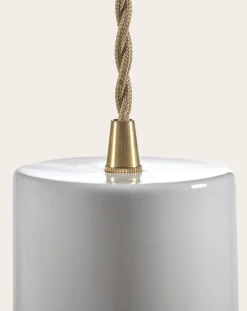 Serax Suspensions-Olympia N°4 porcelain hanging lamp, Anita Le Grelle Blanc