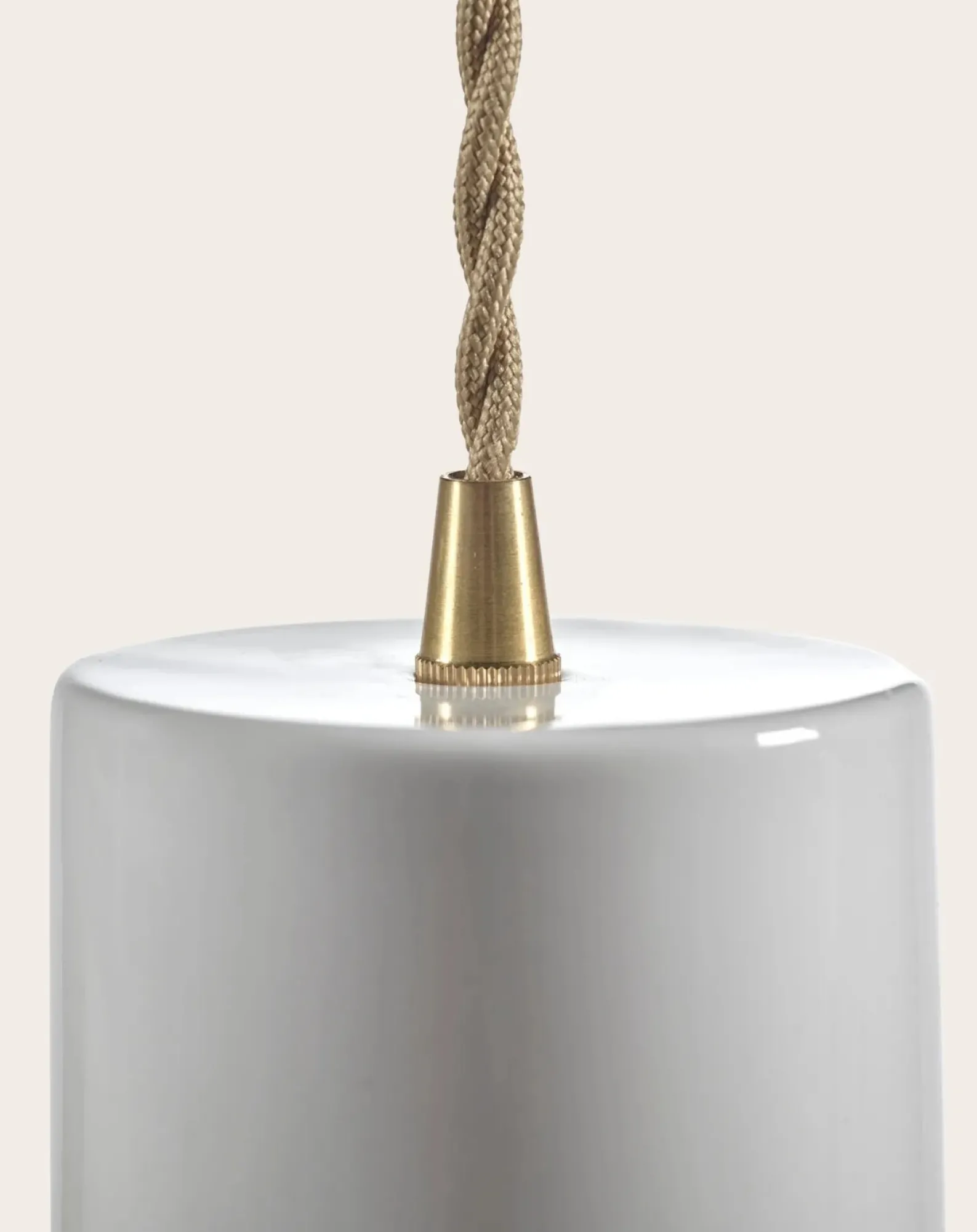 Serax Suspensions-Olympia N°4 porcelain hanging lamp, Anita Le Grelle Blanc