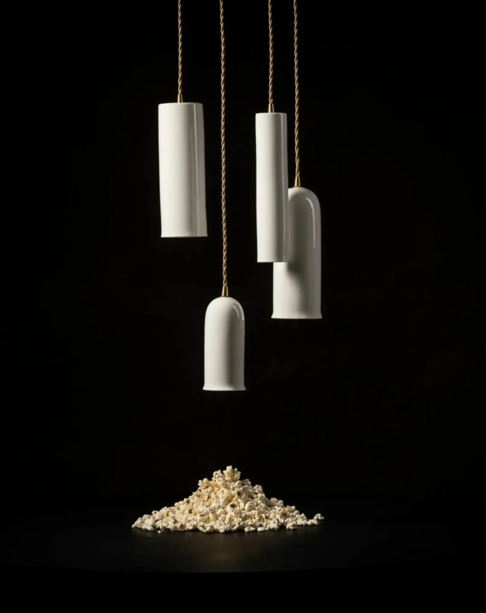 Serax Suspensions-Olympia N°4 porcelain hanging lamp, Anita Le Grelle Blanc