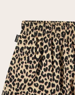 Pockies Chaussettes, Sous-Vêtements-Organic cotton leopard underpants Beige