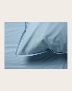 Suite 702 Linge De Lit-Organic Cotton Percale Pillowcase Bleu ciel
