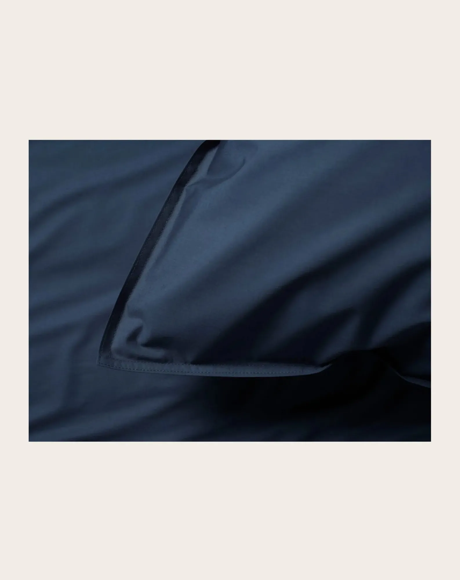 Suite 702 Linge De Lit-Organic Cotton Percale Pillowcase Bleu marine