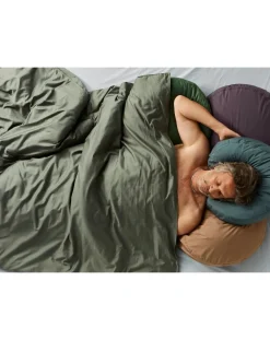 Suite 702 Coussins|Coussins-Organic Cotton Percale Round Cushion Doré