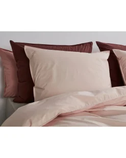 Suite 702 Linge De Lit-Organic Percale Duvet Cover Blush