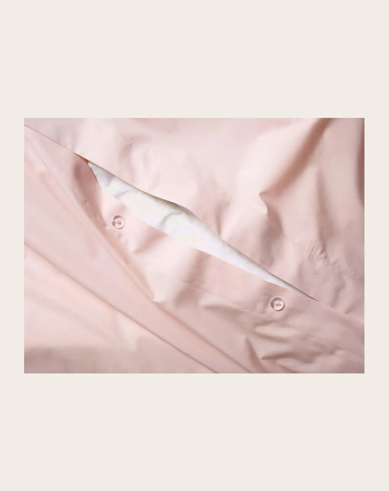 Suite 702 Linge De Lit-Organic Percale Duvet Cover Blush