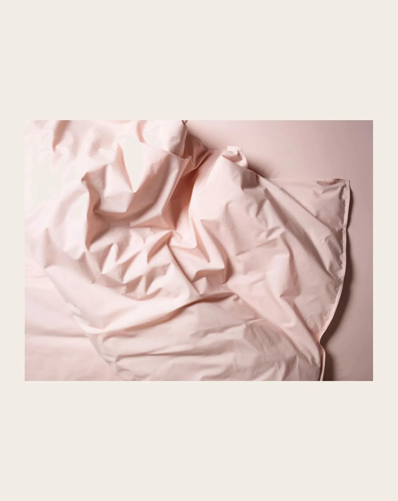 Suite 702 Linge De Lit-Organic Percale Duvet Cover Blush