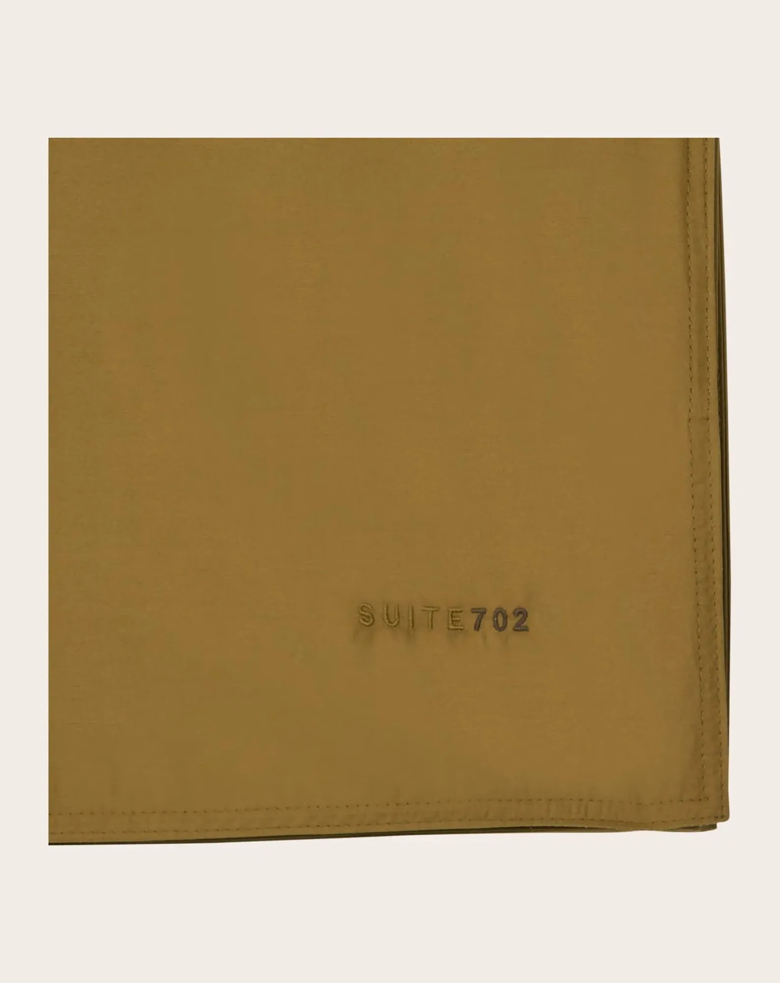 Suite 702 Linge De Lit-Organic Percale Duvet Cover Khaki
