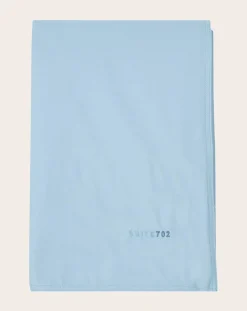 Suite 702 Linge De Lit-Organic Percale Duvet Cover Bleu ciel