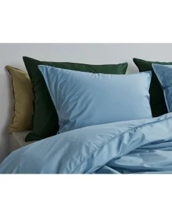 Suite 702 Linge De Lit-Organic Percale Duvet Cover Bleu ciel