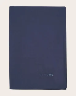 Suite 702 Linge De Lit-Organic Percale Duvet Cover Bleu marine