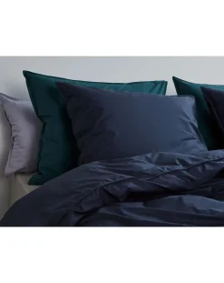 Suite 702 Linge De Lit-Organic Percale Duvet Cover Bleu marine