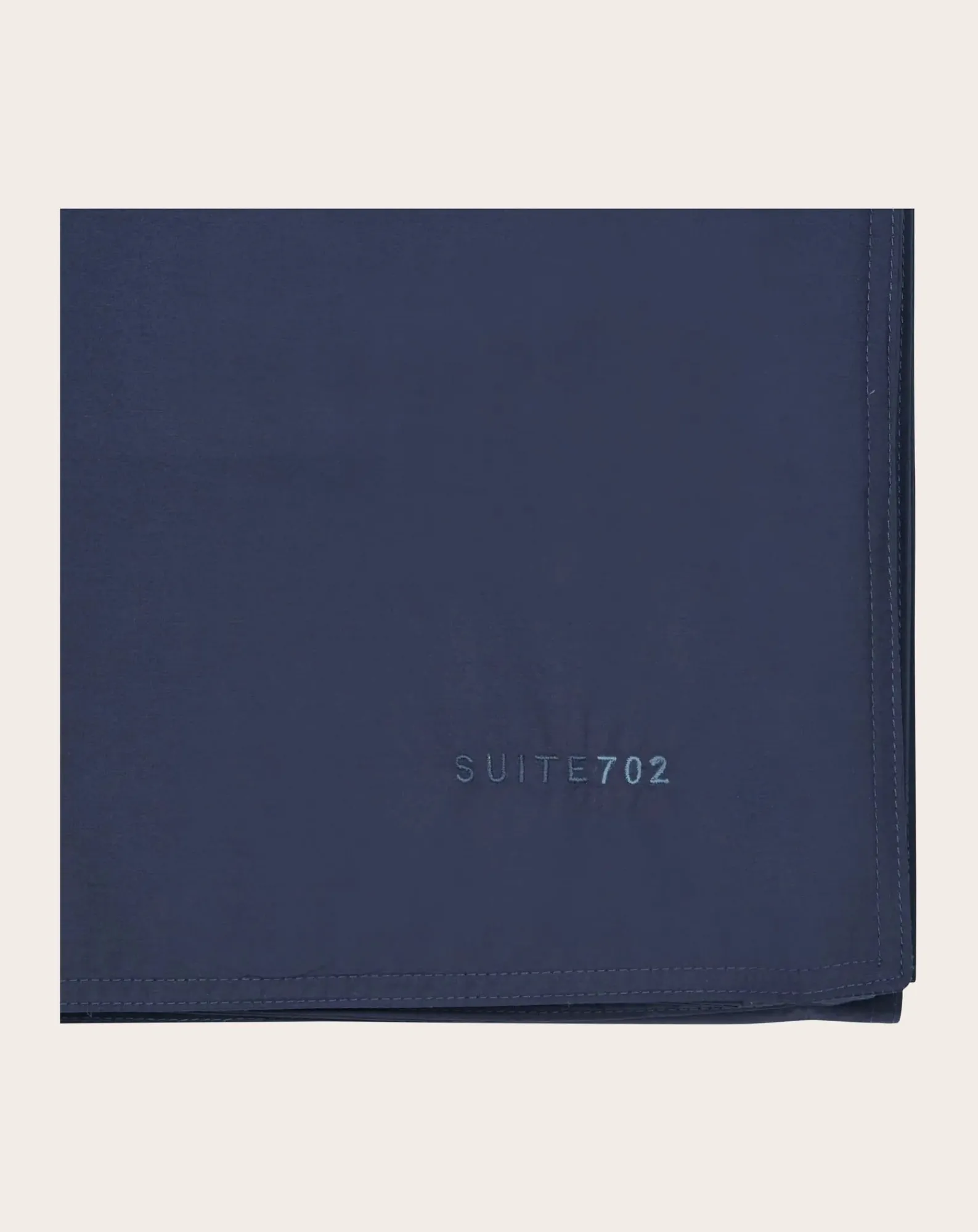 Suite 702 Linge De Lit-Organic Percale Duvet Cover Bleu marine