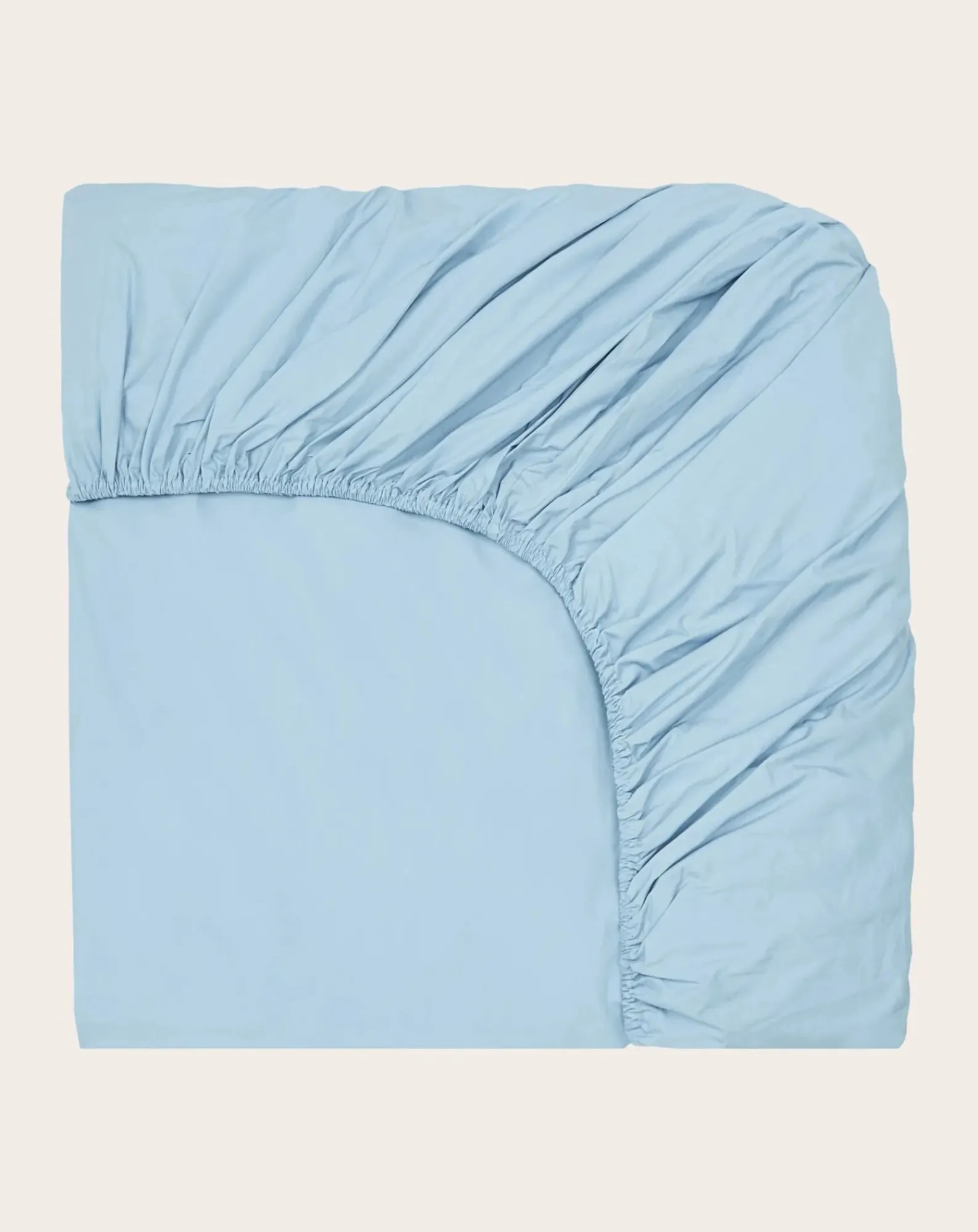 Suite 702 Linge De Lit-Organic Percale Fitted Sheet Bleu ciel