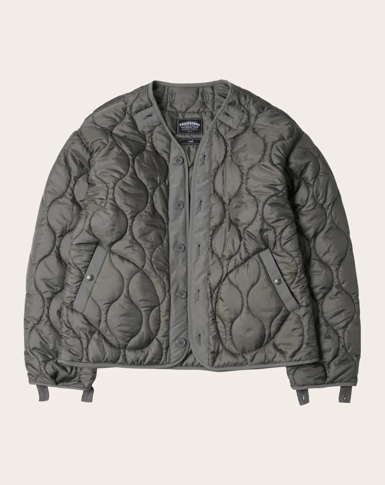 Frizmworks Vestes, Manteaux-Oscar Fishtail Cotton Jacket Bleu marine