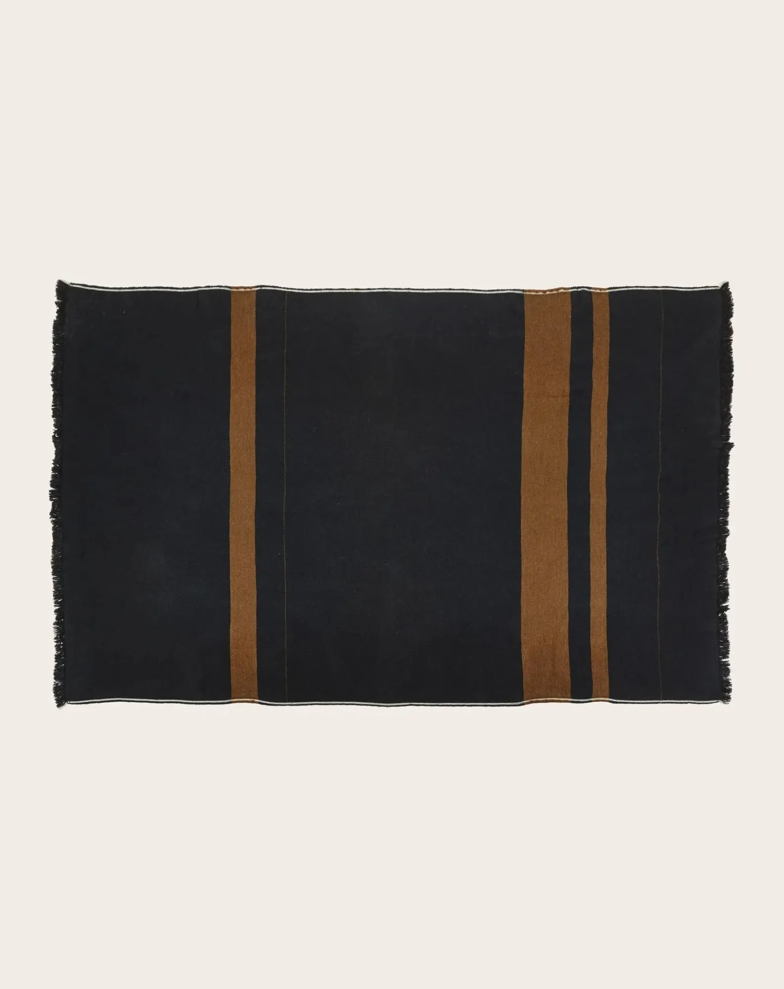 Libeco Plaids, Couvertures-Oscar Throw Noir