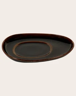 Serax Vaisselle-Out of lines coasters, Uncharted - Set of 2 Marron