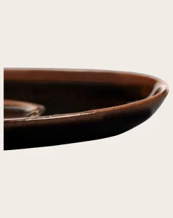 Serax Vaisselle-Out of lines coasters, Uncharted - Set of 2 Marron