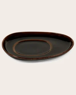 Serax Vaisselle-Out of lines coasters, Uncharted - Set of 2 Marron