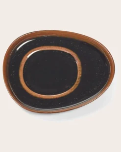 Serax Vaisselle-Out of lines coasters, Uncharted - Set of 2 Marron