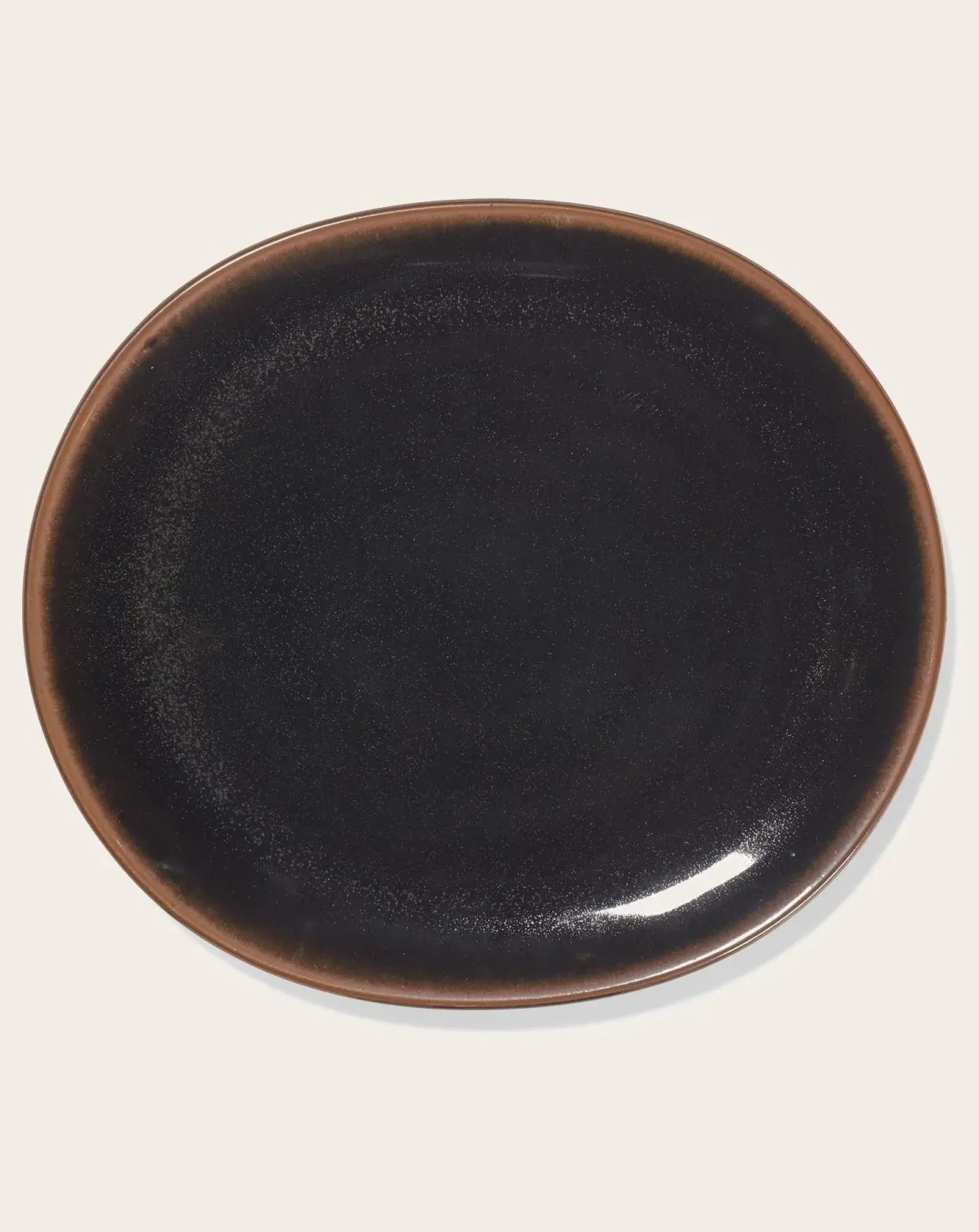 Serax Vaisselle-Out of lines plates, Uncharted - Set of 2 Marron