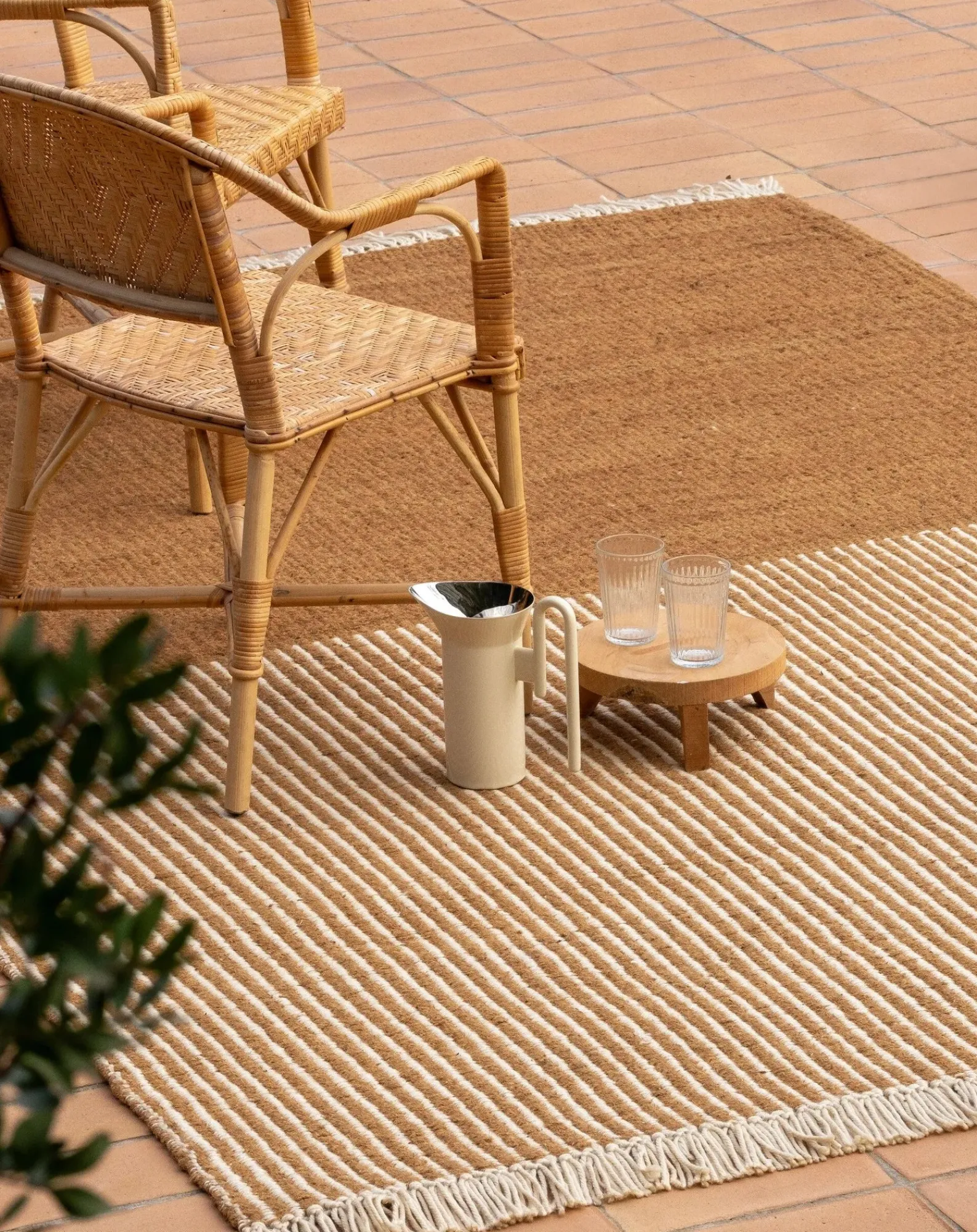 Nanimarquina Tapis-Outdoor rug Garden, Nani Marquina Naturel