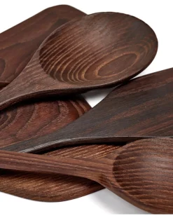 Serax Ustensiles De Cuisine-Outils de cuisine Pure en bois - Set de 5 Naturel