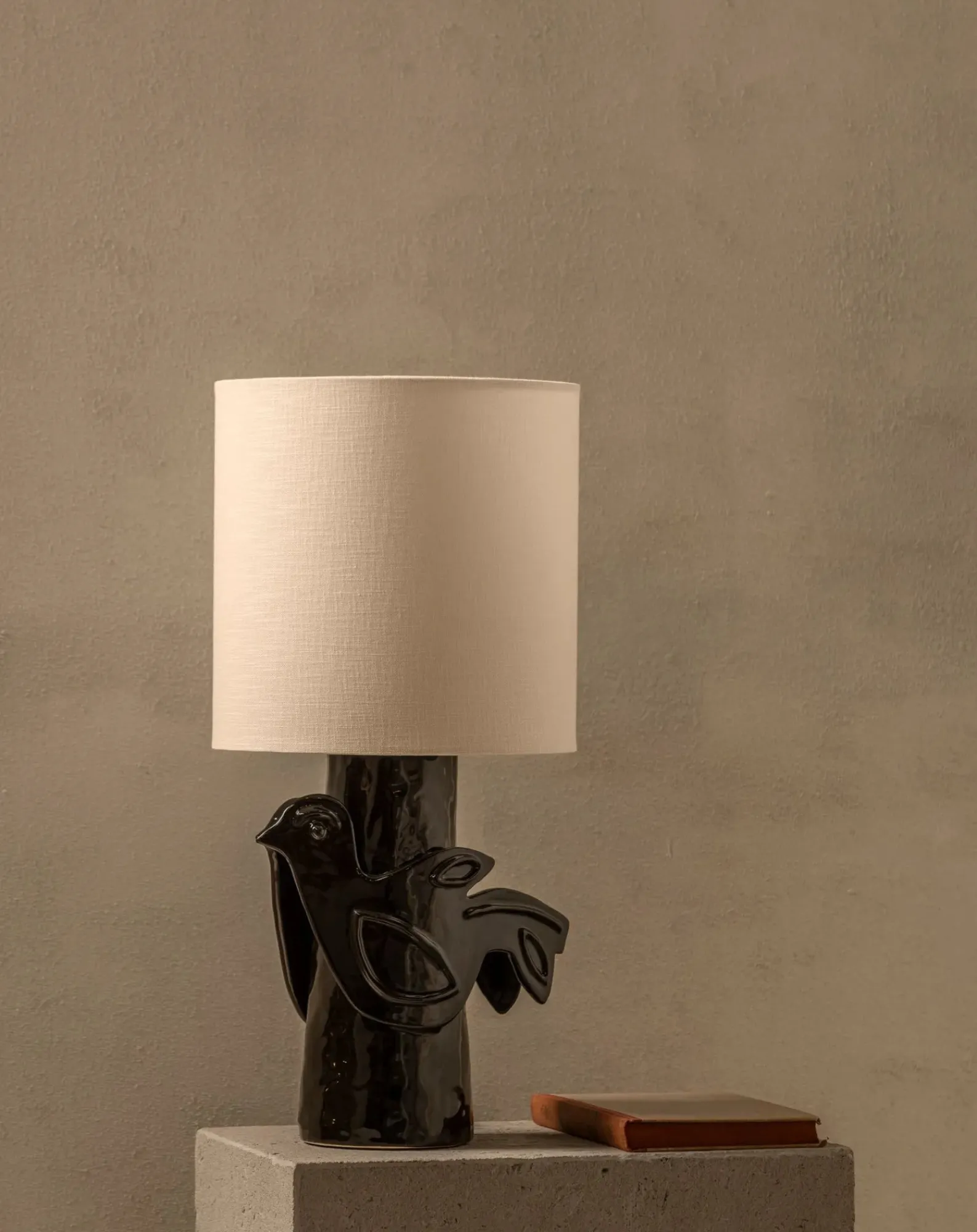 Serax Lampes À Poser-Paloma stoneware table lamp, Marie Michielssen Noir