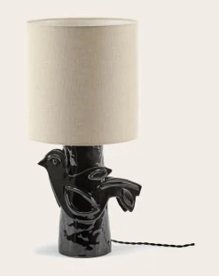 Serax Lampes À Poser-Paloma stoneware table lamp, Marie Michielssen Noir