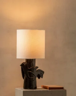 Serax Lampes À Poser-Paloma stoneware table lamp, Marie Michielssen Noir