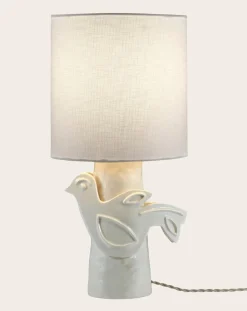 Serax Lampes À Poser-Paloma stoneware table lamp, Marie Michielssen Blanc