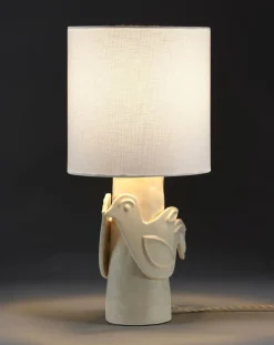 Serax Lampes À Poser-Paloma stoneware table lamp, Marie Michielssen Blanc