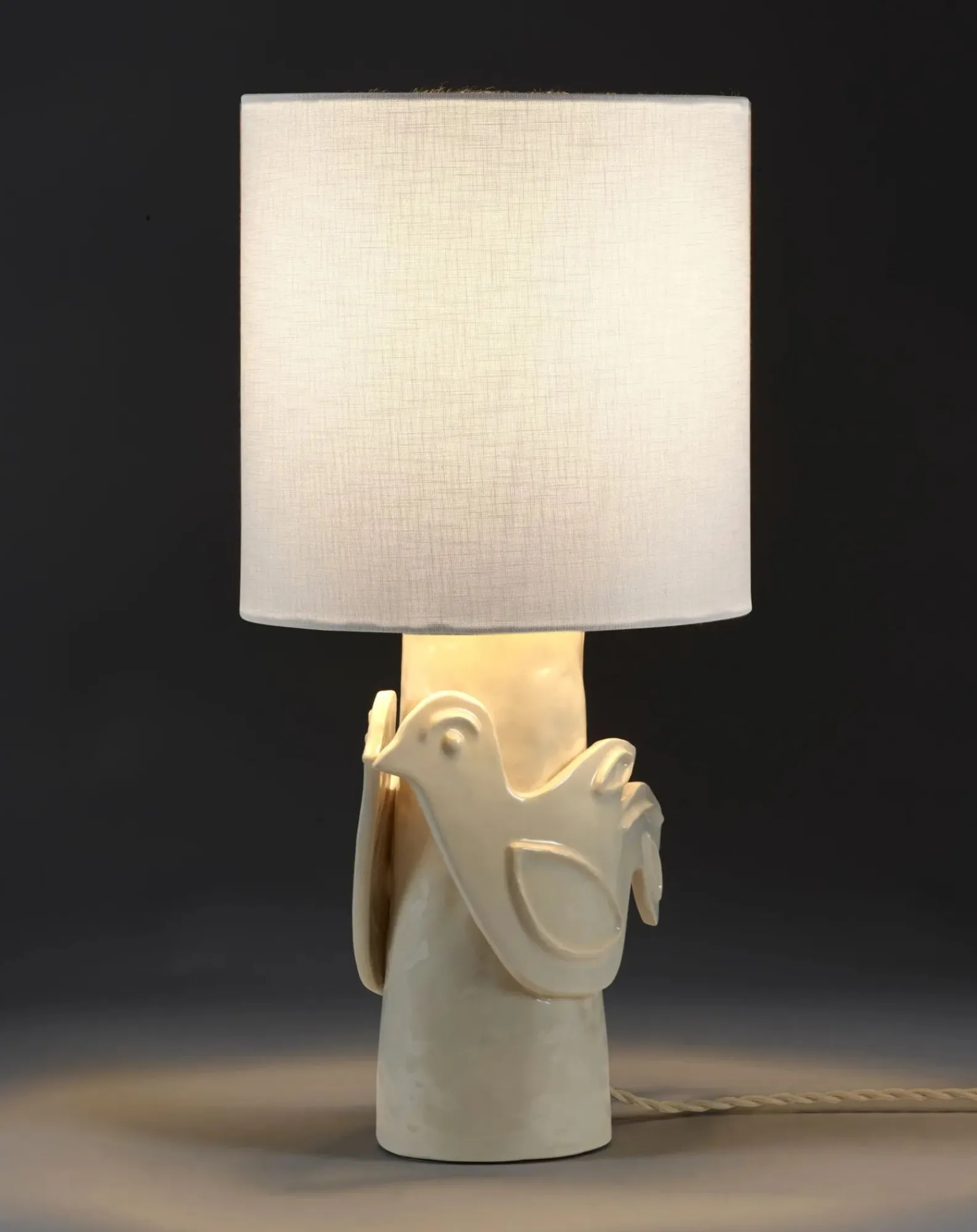 Serax Lampes À Poser-Paloma stoneware table lamp, Marie Michielssen Blanc