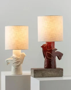Serax Lampes À Poser-Paloma stoneware table lamp, Marie Michielssen Blanc