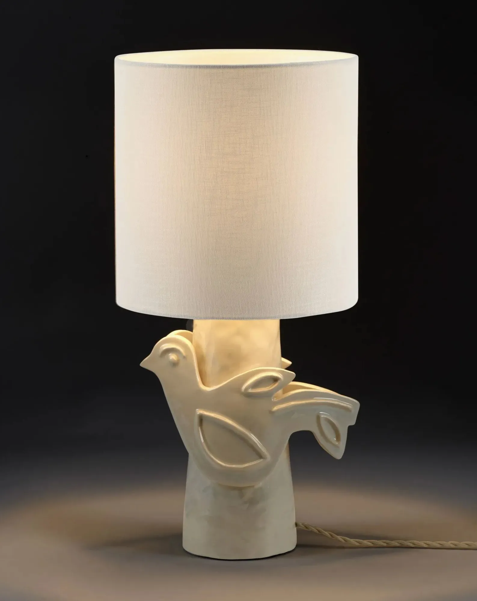 Serax Lampes À Poser-Paloma stoneware table lamp, Marie Michielssen Blanc