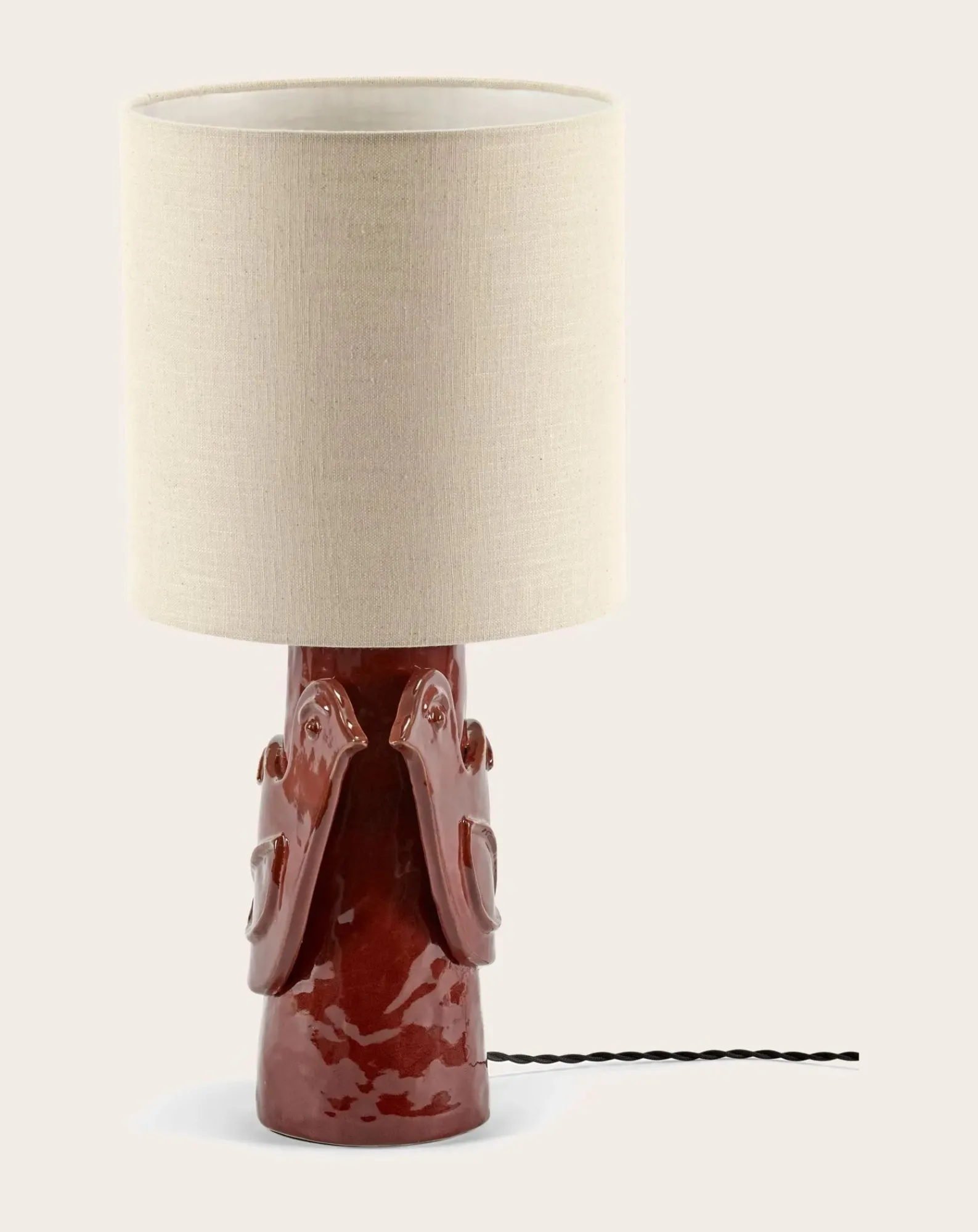Serax Lampes À Poser-Paloma stoneware table lamp, Marie Michielssen Rouge
