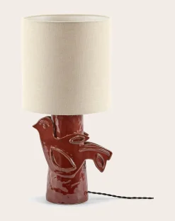 Serax Lampes À Poser-Paloma stoneware table lamp, Marie Michielssen Rouge