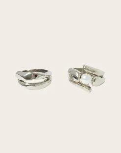 Misho Bagues-Pandaia Set of 2 Rings Doré