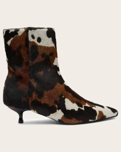 Augusta Boots, Bottes-Paula Calfskin Boots Marron