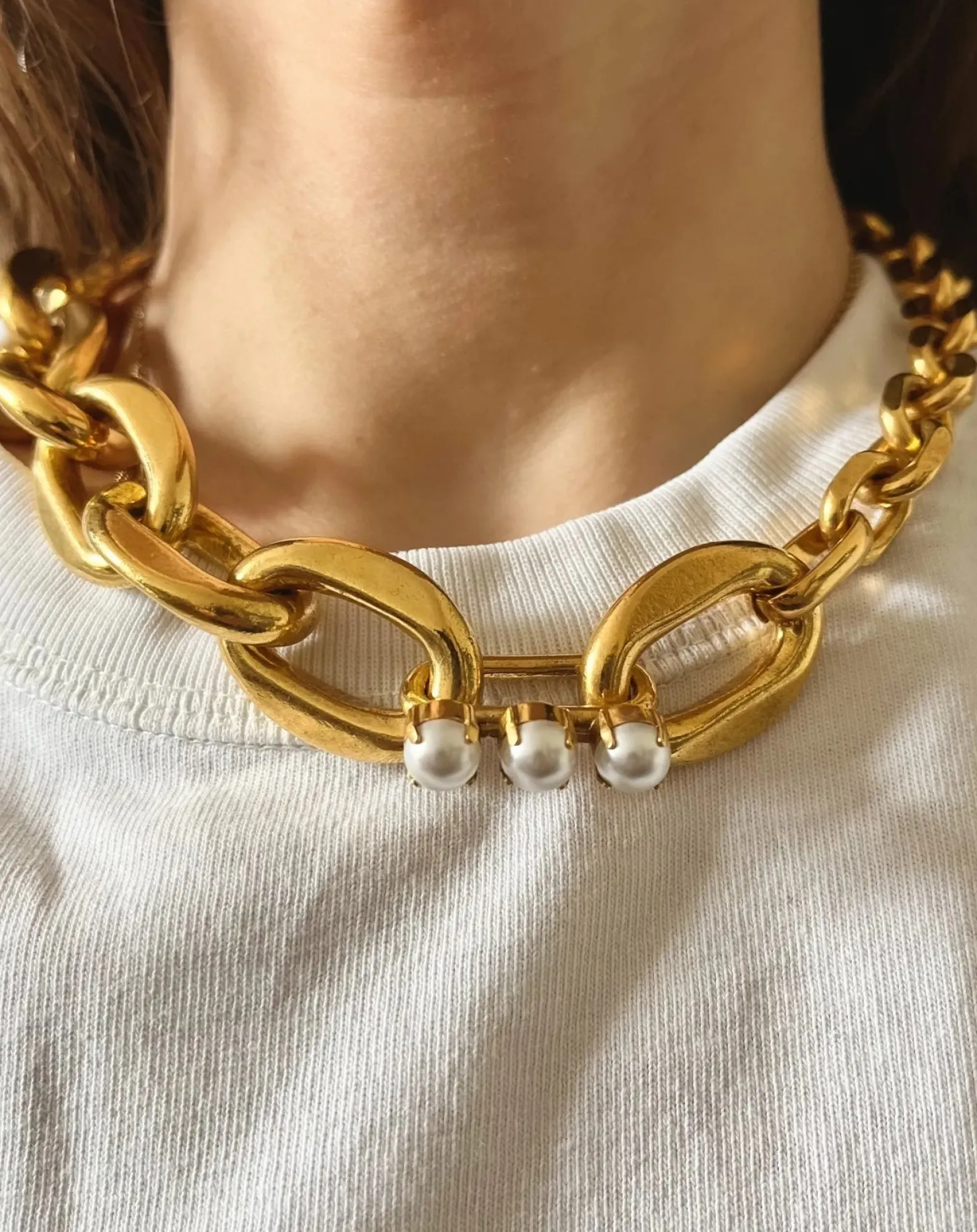 Perrine Taverniti Colliers-Pave necklace Doré
