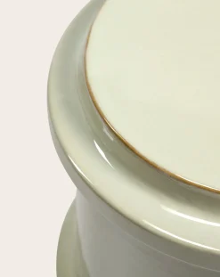 Serax Tables, Bureaux-Pawn stoneware side table, Marie Michielssen Crème